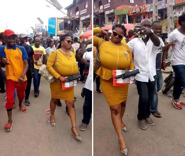 Woman Cat-Called For Her Big Breasts In Computer Village In Lagos