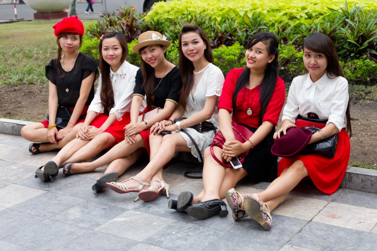 Beautiful vietnamese ladies.