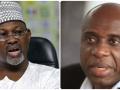 attahiru Jega and Rotimi Amaechi